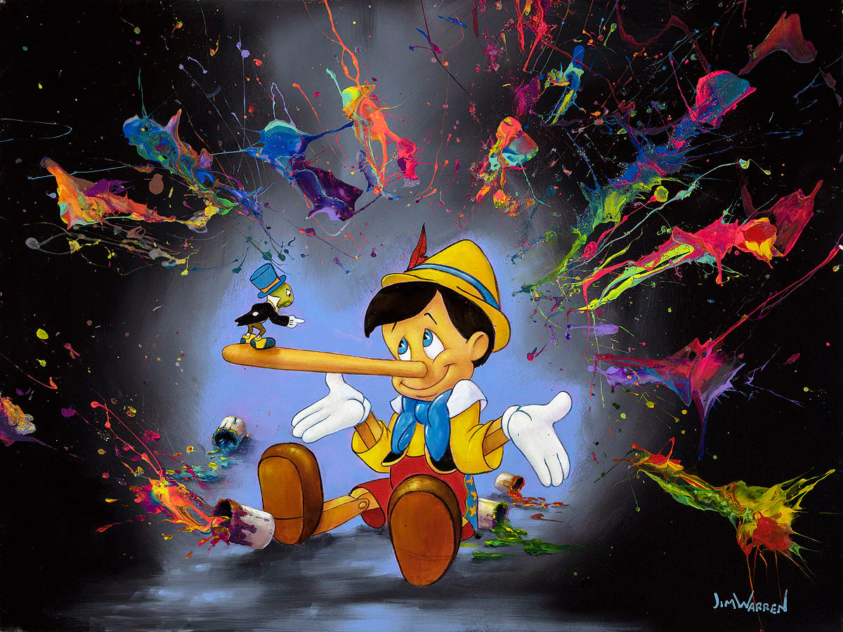 Who Spilled the Paint- Disney Treasure on Canvas